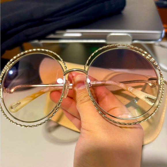 Chloe round gradient sunglasses - Picture 1 of 5
